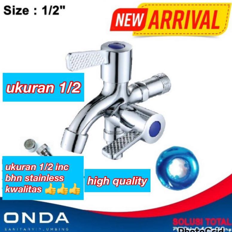 Termurah berkwalitas promo kran cabang model onda stanlis model onda Onda MODEL ONDA kran double kra