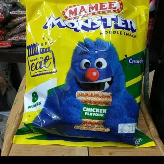 [] Mamee Monster Kremez snack. Mie kriuk(8pcs)