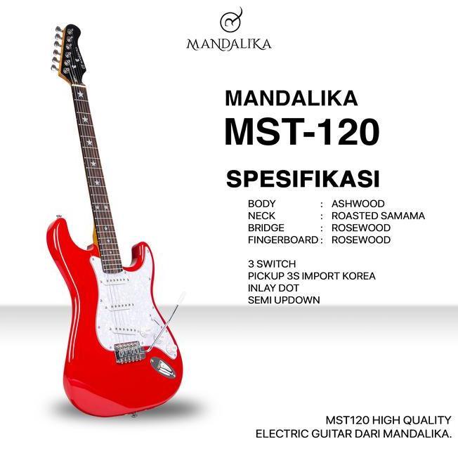 Mandalika Mst Gitar Elektrik Gloss Finish