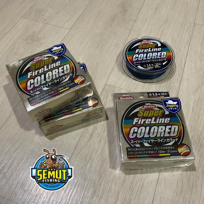 PE BERKLEY SUPER FIRELINE COLORED 200M