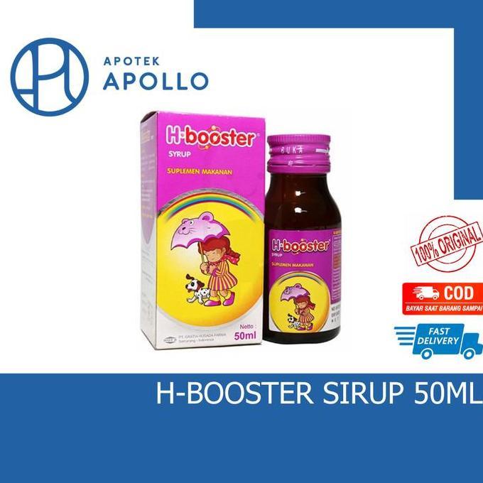 Higher- H-Booster Sirup 50Ml H Booster Multivitamin Anak
