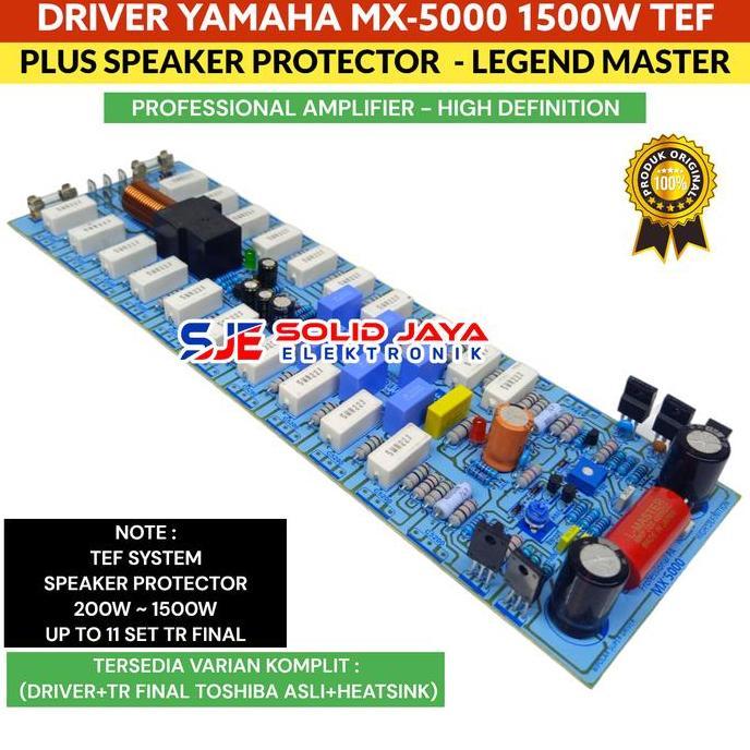 KIT PROFESIONAL DRIVER AMPLIFIER YAMAHA MX5000 1500W LEGEND MASTER