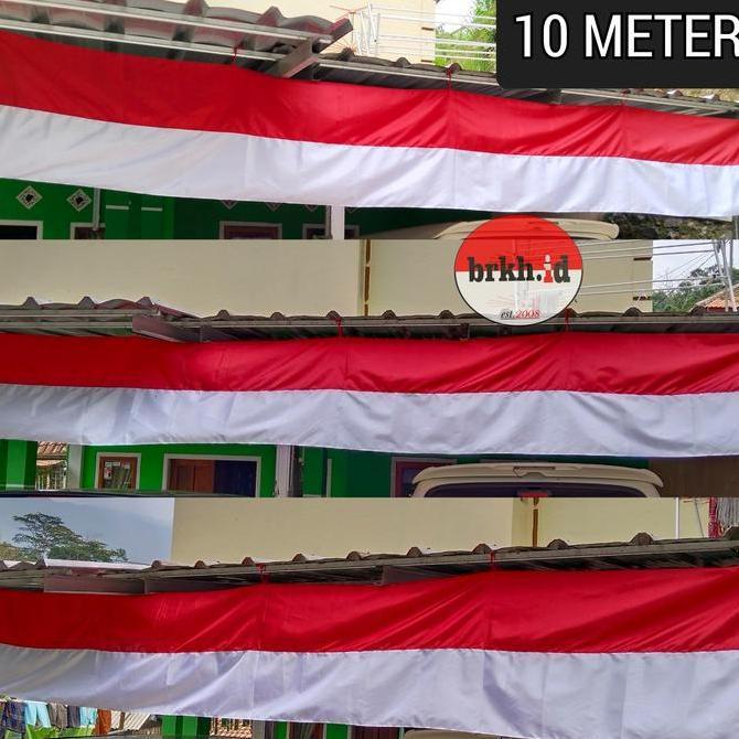 bendera merah putih lespang 10 Meter-umbul umbul serbaguna merah putih