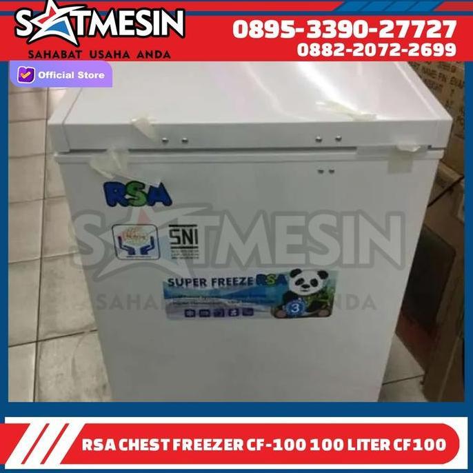 Chest Freezer RSA CF-100 (100 liter) Free Ongkir