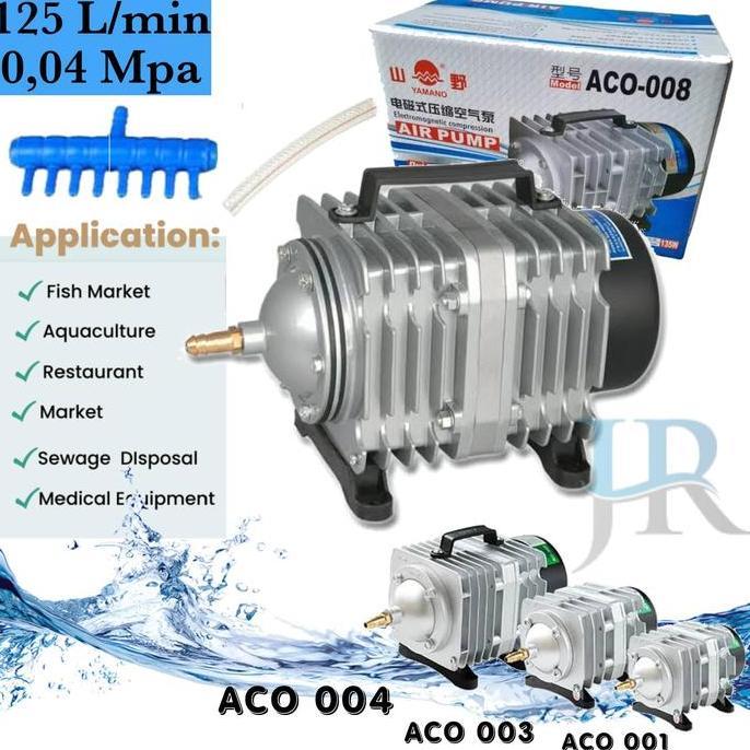 3sahajagroup   - pompa udara aerator hi blow air pump aquarium kolam yamano aco 001 003 004 006 008