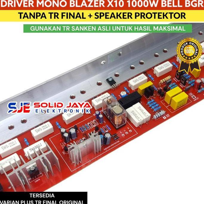 KIT DRIVER POWER BLAZER X10 1000W MONO ECONOMY TANPA TR FINAL KIT UNTUK TR for SANKEN 1000 WATT 1000