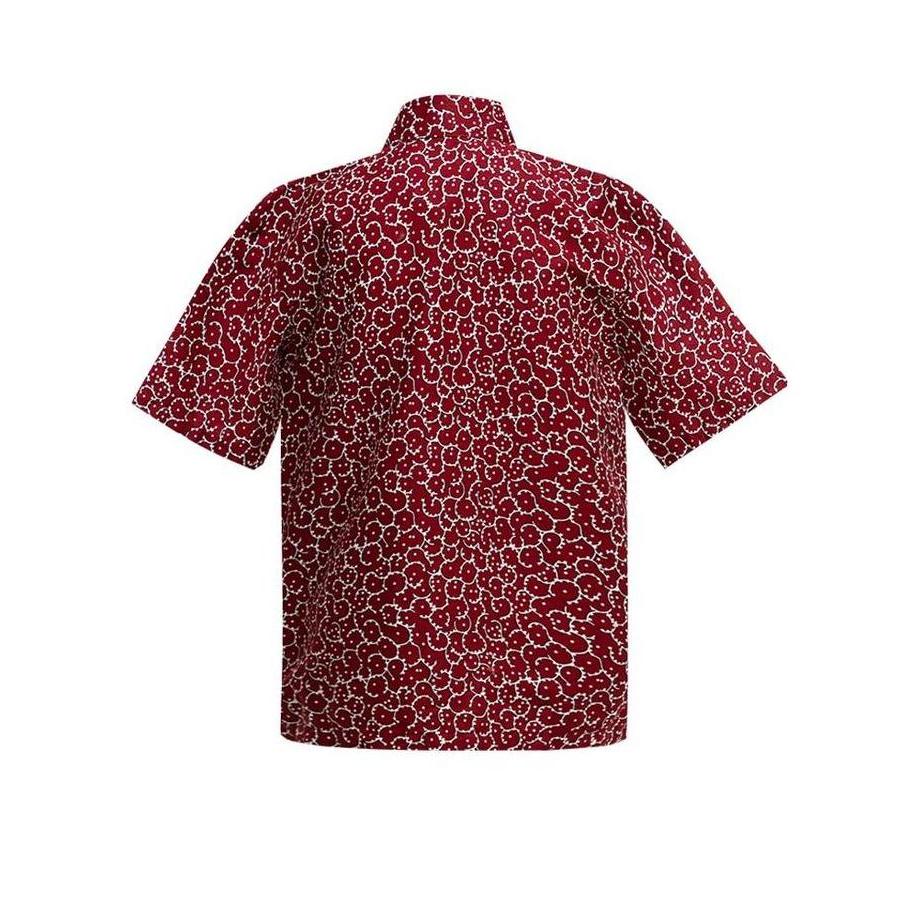 Arjuna Weda Hem Batik Anak Motif Pola Gunungan - Bahan Katun | Lengan Pendek | Kantong Depan