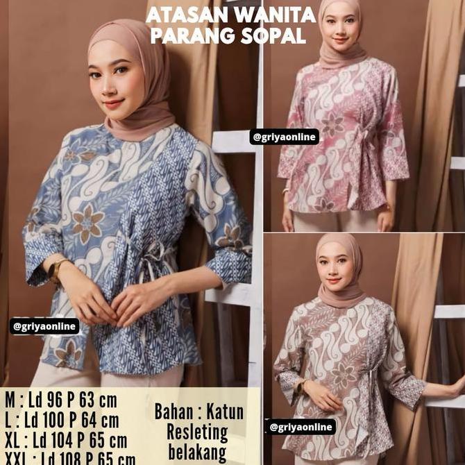 [] Batik Wanita Parang Sopal  Kekinian