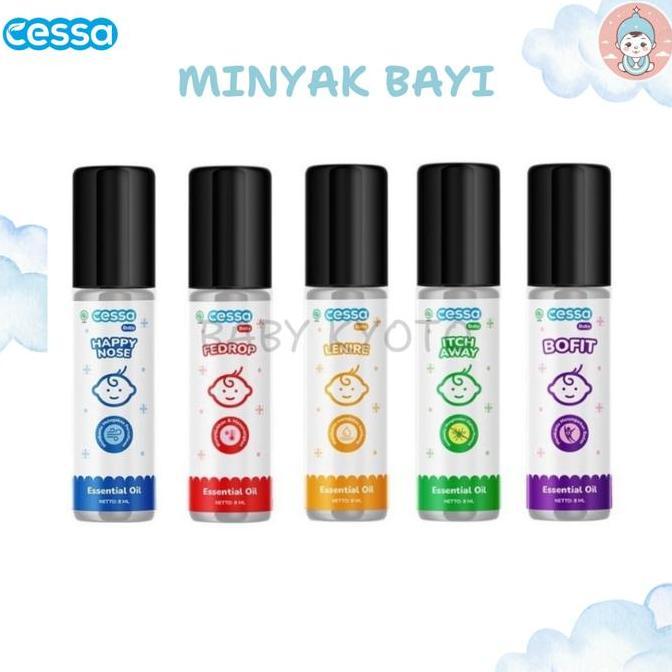 janisetyovikgeh - bk cessa baby essential oil minyak roll on bayi esens pereda batuk pilek demam 8 m