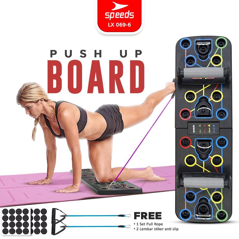 SPEEDS Push Up Stand Bar Alat Bantu Olahraga Push Up 069-6