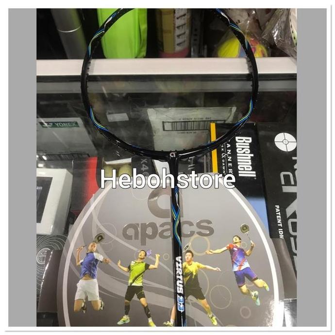 st_projector RAKET BADMINTON APACS VIRTUS 33 BISA 35 LBS FREE GRIP PROMO Diskon