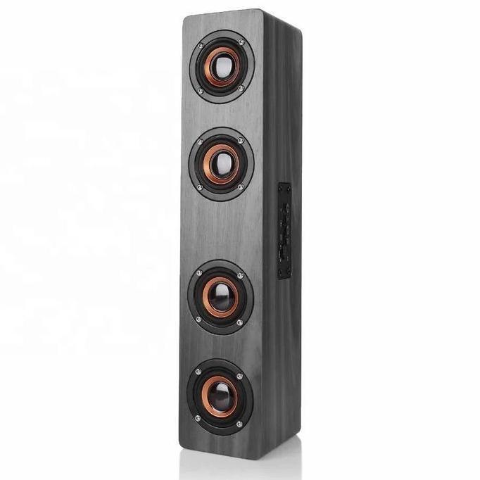 cvbelling / COD MURAH BANGET Speaker Bluetooth Full Bass SOUNDBAR BAHAN KAYU FLECO F-422BT Untuk TV-