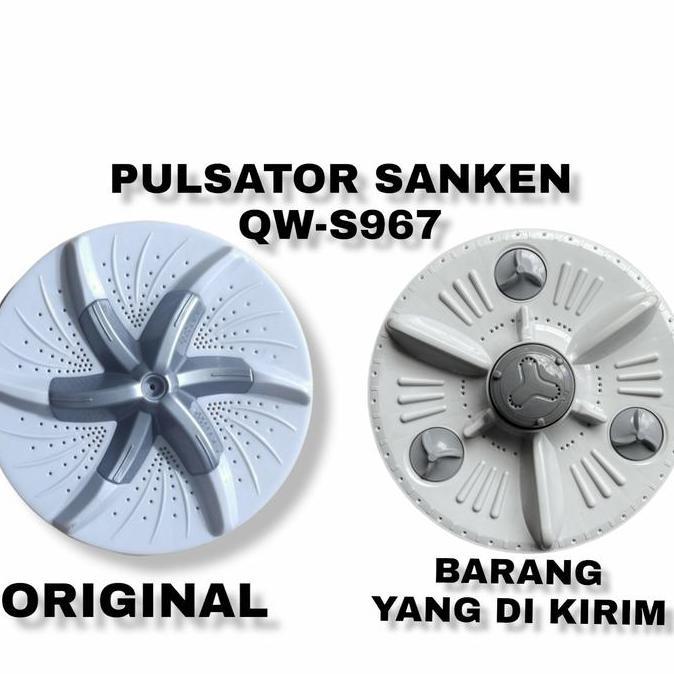 PULSATOR BALING BALING KIPAS BAWAH MESIN CUCI SANKEN QW-S967 HS27
