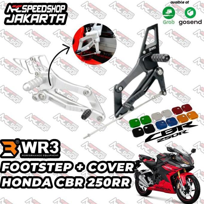 Promo Footstep / Foot Step Racing Wr3 Cbr 250 V-Series Honda Cbr250Rr Silver Cod