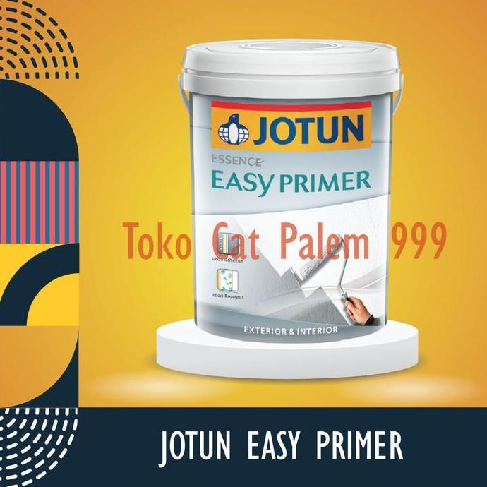 Now- Cat Dasar Tembok Exterior & Interior Jotun Easy Primer Putih 25 Kg