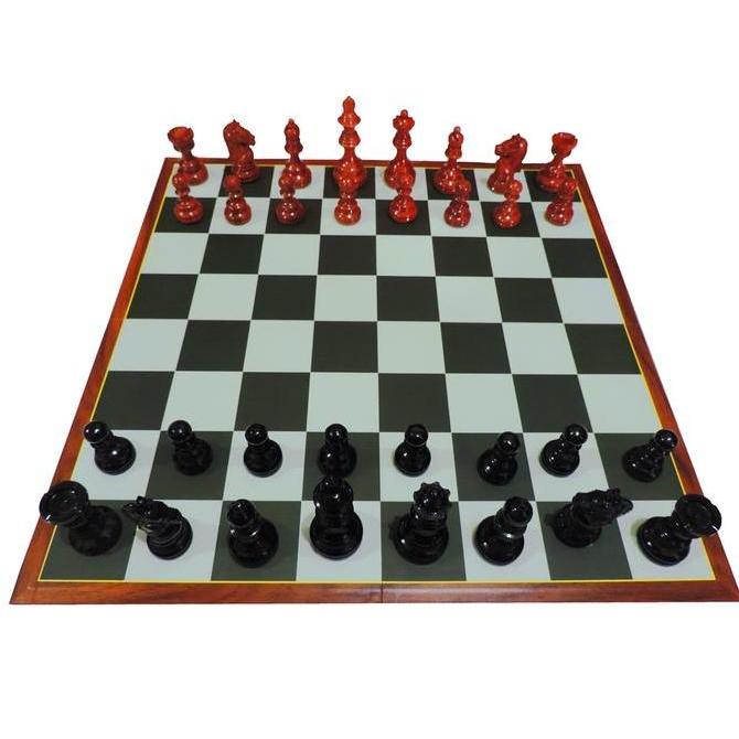 Promo Catur Kayu Sawo + Papan Catur Lipat + Tas Catur Unik Capablanca Chess Cod