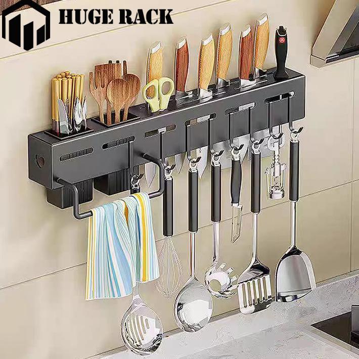 NEW Rak Bumbu Dapur Dinding Kitchen Rak Microwave Oven Rak Bumbu Rak Tembok Dinding Rak Serbaguna [t