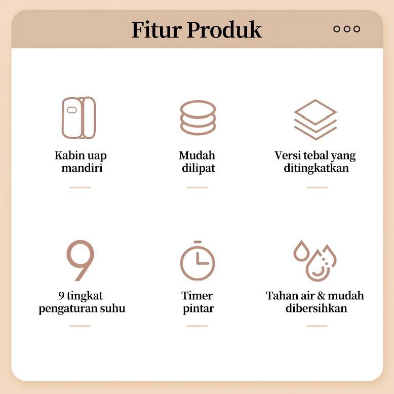 Terbaru Benbo Sauna Uap Lipat / Sauna Uap Rumah Tangga /Mesin Sauna Uap Portable/Sauna Portable Spa/
