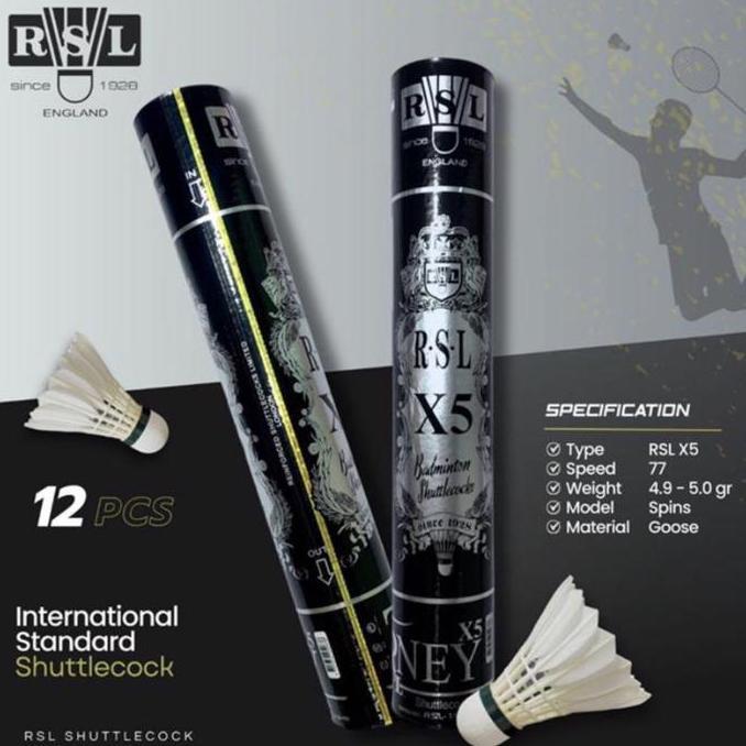 mercusuar.cv Shuttlecock / Kok Bulutangkis Badminton cock RSL X5 Diskon