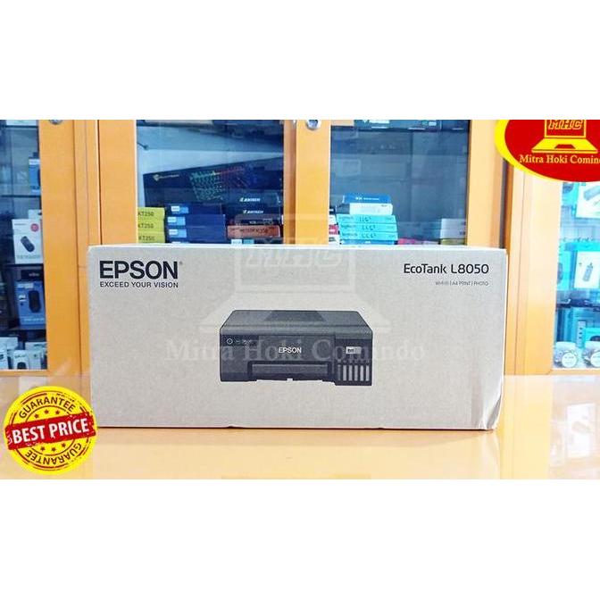 HARGA DISC - PRINTER EPSON L8050 6 WARNA GARANSI RESMI PENGGANTI DARI L805