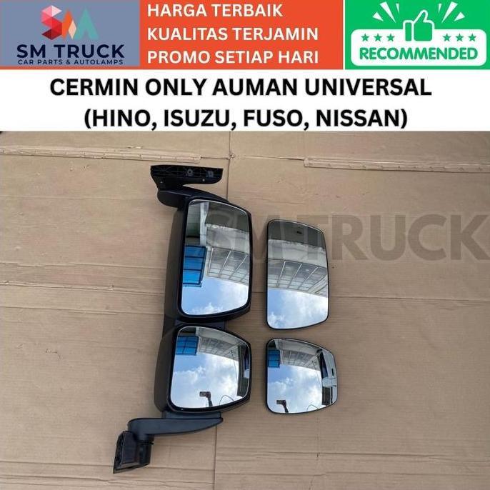 Murah (Cermin Only) Kaca Spion Serep Spion Truk Auman Modifikasi Hino Lohan Dutro Isuzu Giga Elf Can
