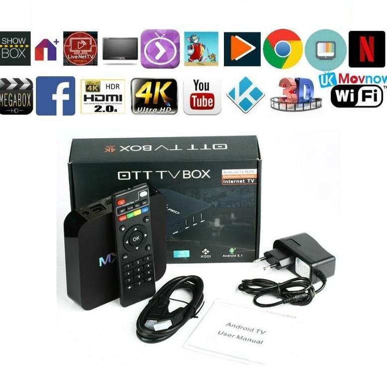 NEW PRODUCT STB TV BOX ANDROID FLECO 4K UHD RAM 2GB ROM 16GB