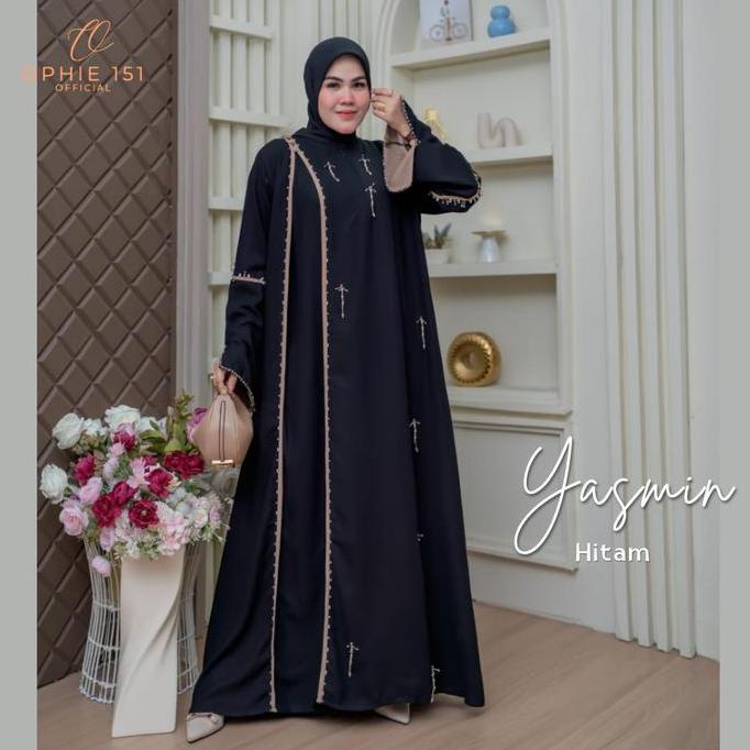 Khza- Ophie151 Gamis Dubai Yasmin Fashion Muslim Model Syari Elegan