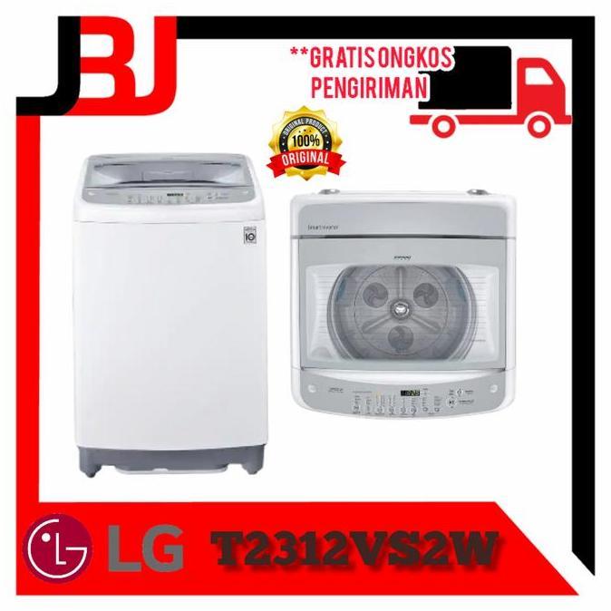 LG mesin cuci 1 tabung 12kg T2312VS2W|mesin cuci 1 tabung Lg T2312VS2W