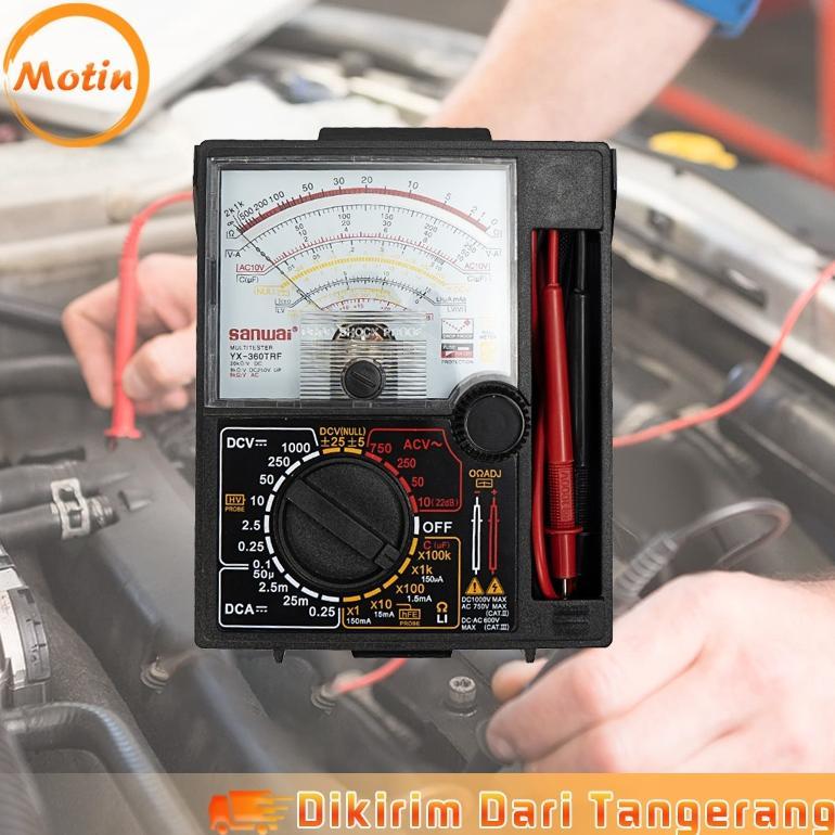 (Lestary Store) Avometer Analog YX360TRF Tester Multitester Analog Alat Pengajaran Listrik