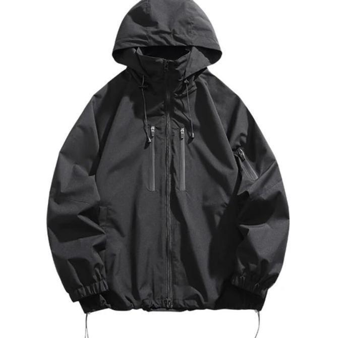 Jaket Gorpcore Parasut Outdoor Waterproof - Jacket Winbreaker Hoodie/ Jacket Hip Hop Mantel Pria / J