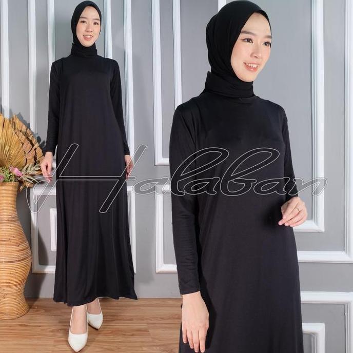 Khza- Manset Gamis Nita Polos - Inner Long Dres Nta - Manset Untuk Lapisan Gamis Nita Dalaman Muslim