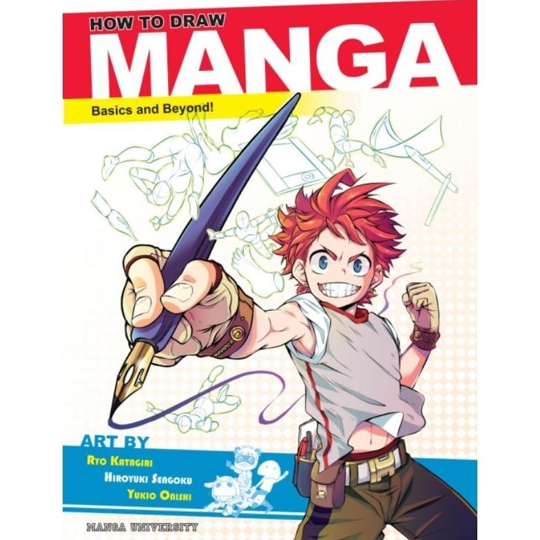 Buku Tutorial Gambar Manga A5 Softcover