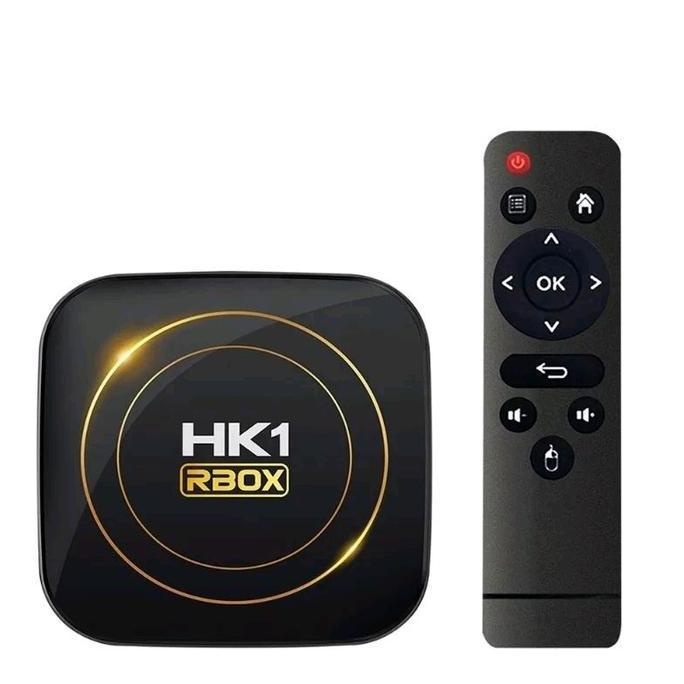 Android TV HK1 RBOX H8S 4GB+32GB | 4GB+64GB Android 12 TV BOX 2,4+5G Wifi Bluetooth 4.0 media player