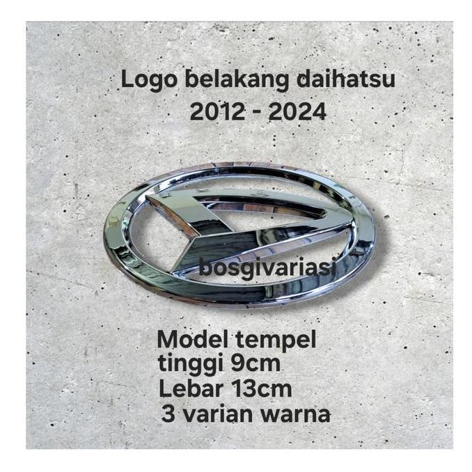 Neworc- Caryou- Emblem Logo Belakang Xenia Sra Ayla Terios / Logo Daihatsu Xenia 01 - Ukuran 13Cm / 