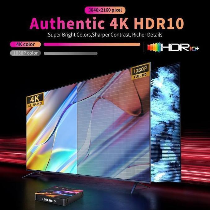 Android Tv Box Terbaru 2025 Tjbox X88 Pro 14 MAX 4/64GB RK3528 Android 14 Bluetooth Wifi [terbaik]