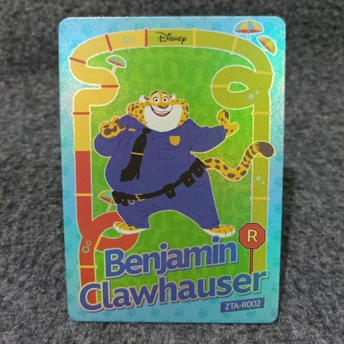 Disney zootopia 2 trading card benjamin clawhauser ZTA R002 cool-vita card