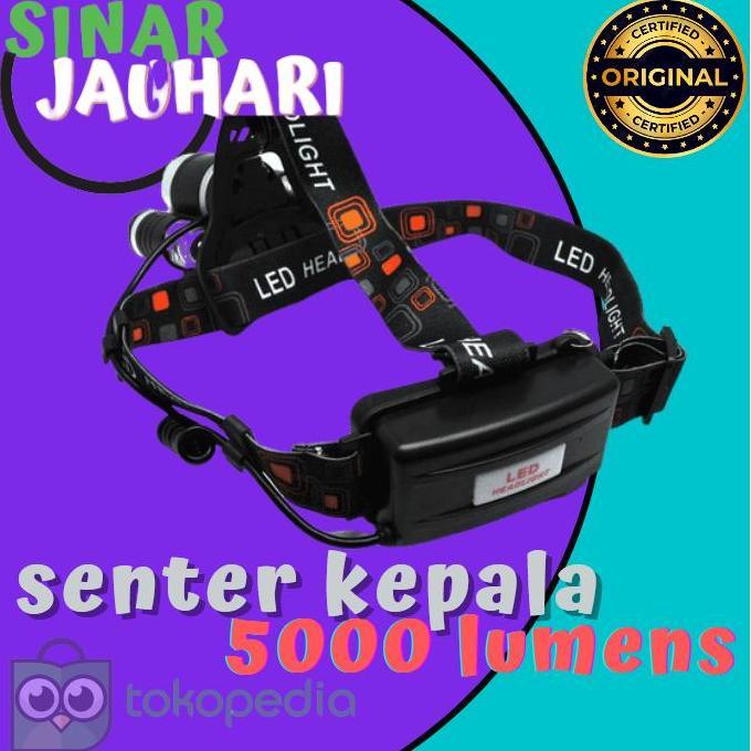 senter kepala 5000 lumens