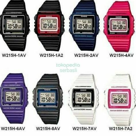 JAM CASIO W215H / W-215H / W215 ORIGINAL