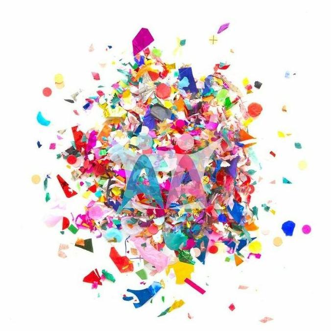 SUPER PANJANG Confetti Foil 60cm Convetti Popper Confeti Tabur Taburan