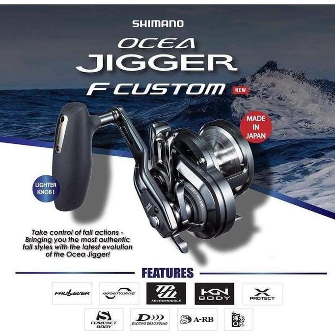 Shimano Ocea Jigger F Custom Model 2019 1000HG 1001HG 1500HG 1501HG 2000NRHG 2001NRHG 3000HG