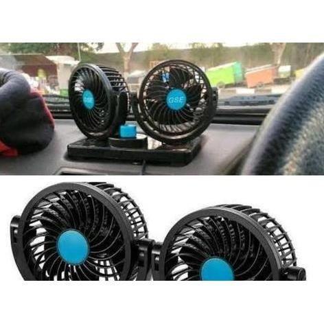 Murah Mitchell Hx-T515 12V Dc + Swing Kipas Mobil Double Fan Double Blower
