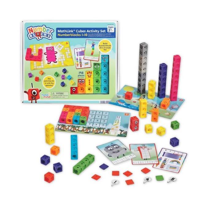 Bubu- Hand2Mind Numberblocks Math Cubes 110 Activity Set