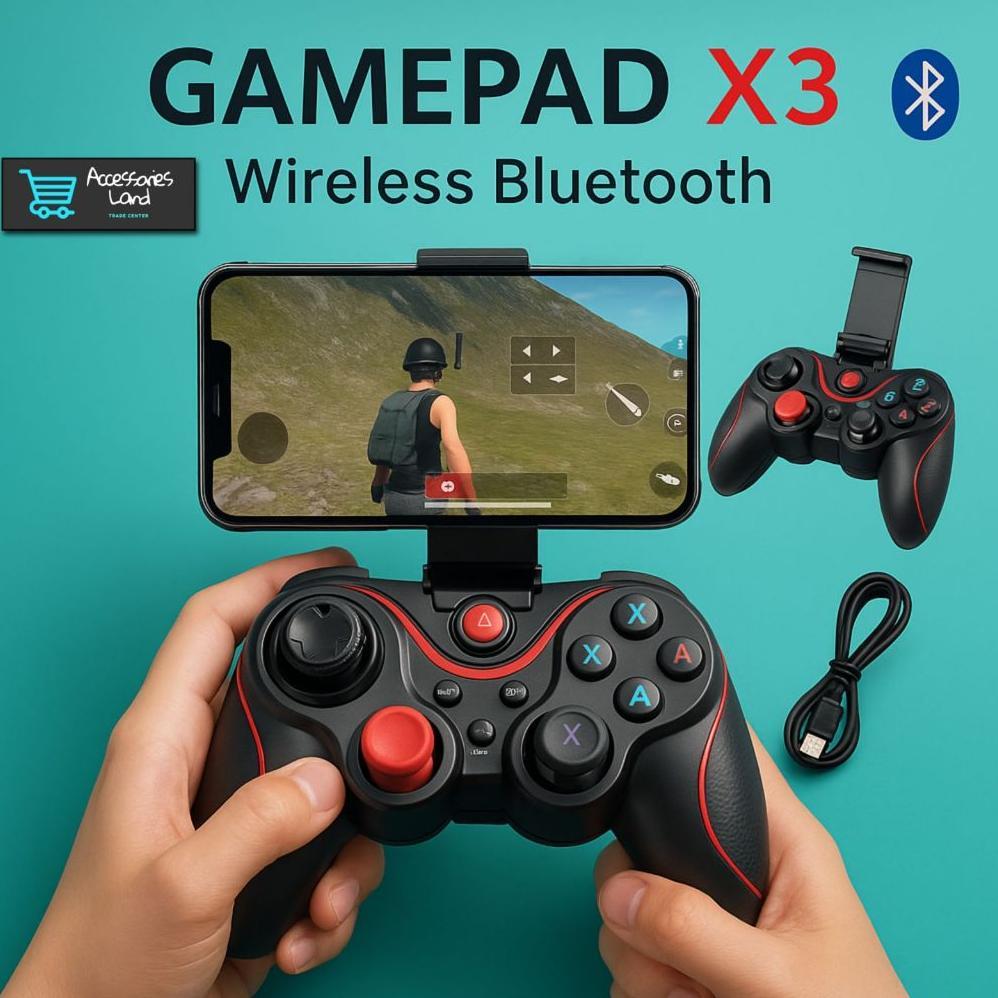 Gamepad X3 ORIGINAL bluetooth smartphone joystick PC wireless