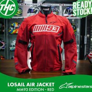 ALPINESTARS LOSAIL AIR JACKET MARQUEZ MM93 RED ORIGINAL terlaris