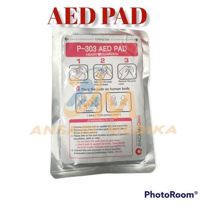 mka_jayadira - aed pads heart guardian p-303 aed pad