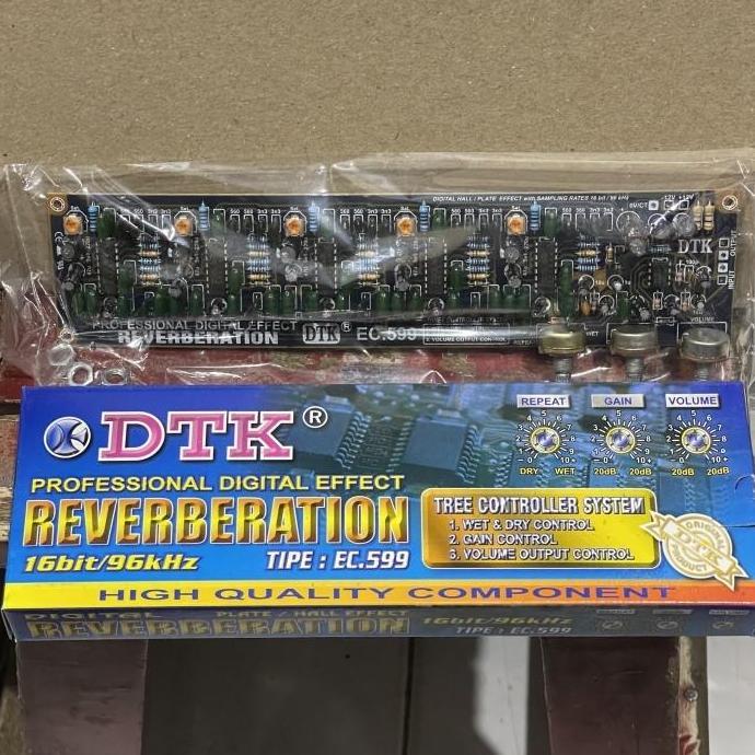 :<:<:<:<] Kit dtk Echo Reverb 5 ic 3 potensio merk DTK | Reverberation EC.599