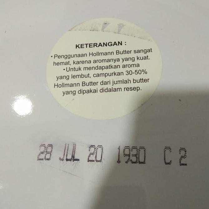 Used- Hollman Butter / Mentega Hollman Repack 1 Kg