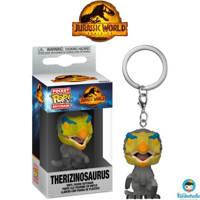 HOT SALE FUNKO POCKET POP KEYCHAIN JURASSIC WORLD DOMINION - THERIZINOSAURUS TERMURAH