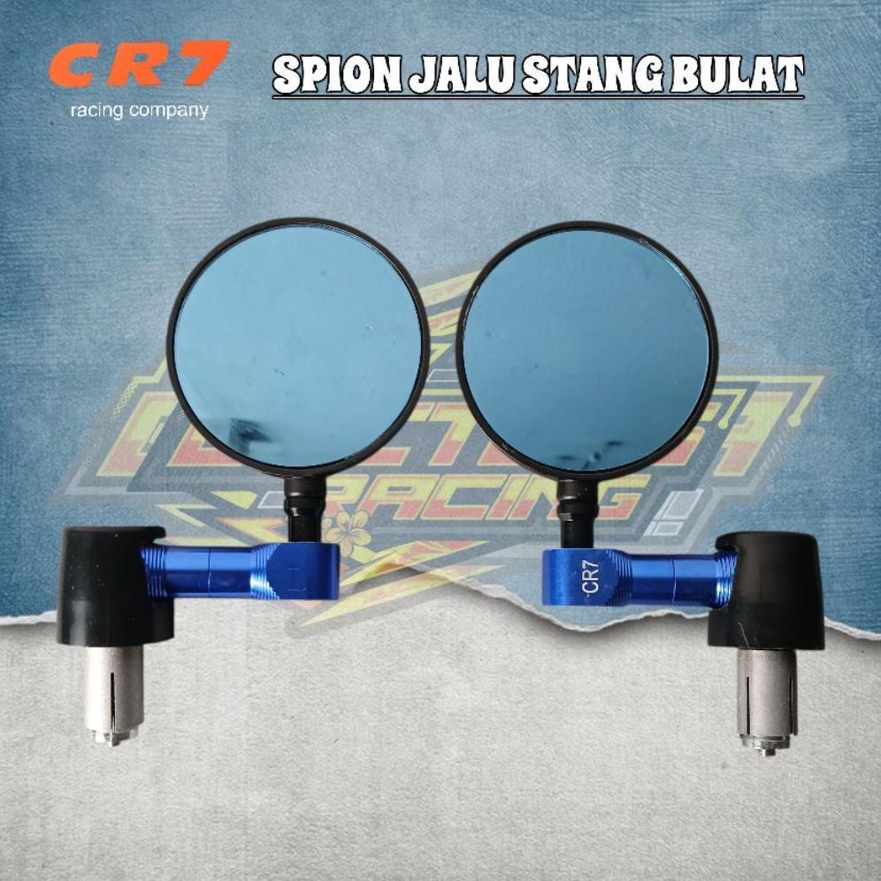 HOT DEALS Spion Jalu Spion Bulat CNC Kaca Biru Universal Motor Scoopy Beat Nmax Pcx Mio Vario Vixion