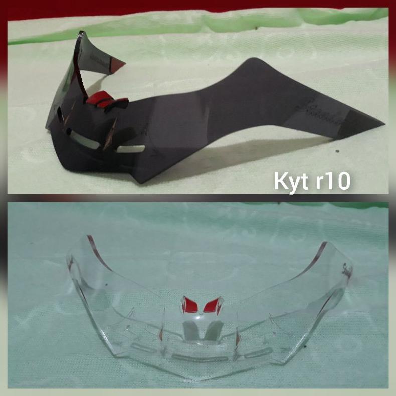 PROMO spoiler helm kyt r10/spoiler kyt r10/spoiler kyt r10 gpr